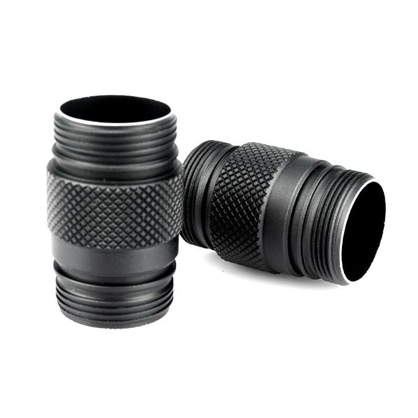 

flashlights torches jiguoor blf a6 s1 18350 body extension tube battery extend led accessory