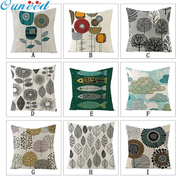 

cushion cover & simple style of art pattern decorative pillowcases polyester sofa home decor animeative cojines almofadas cushion/dec cushio