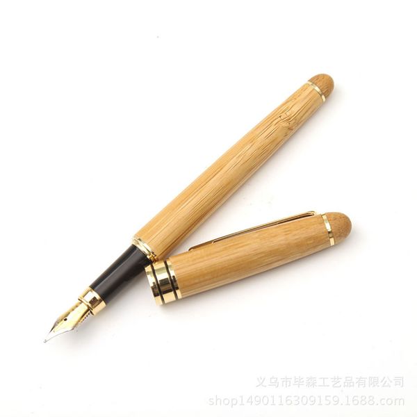 

creative bamboo pen set environmental protection box