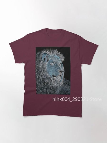 

men's t-shirts artistryoftcw "winter lion" classic t-shirt, White;black