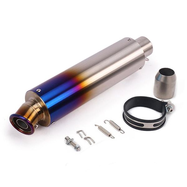 

universal 51mm motorcycle exhaust muffler pipe for benelli trk 502 nmax xmax tmax 500 leoncino ninja 400 cbr1000 cafe racer system