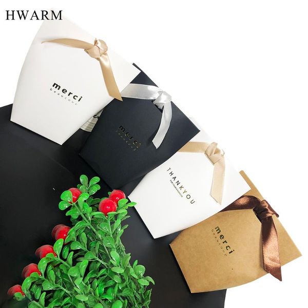 

50pcs customizable logo candy box merci thank you diy baby shower wedding birthday party favors gift packing bag accessories wrap