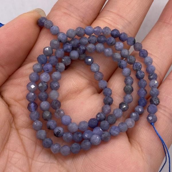 

other small beads natural semi-precious stone purple fluorite faceted for jewelry making diy bracelet necklace accessories 3mm