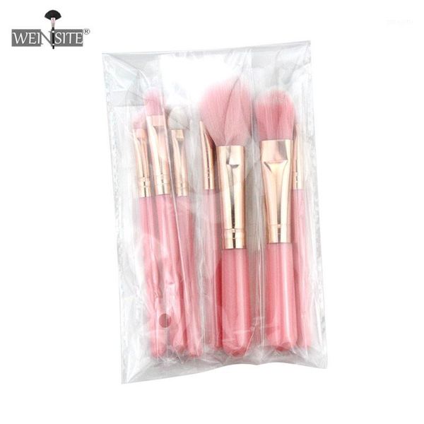 

7pcs fashion makeup brushes set pink foundation eyebrow eyeshadow brush easy to use cosmetic beauty tool pincel maquiagem1