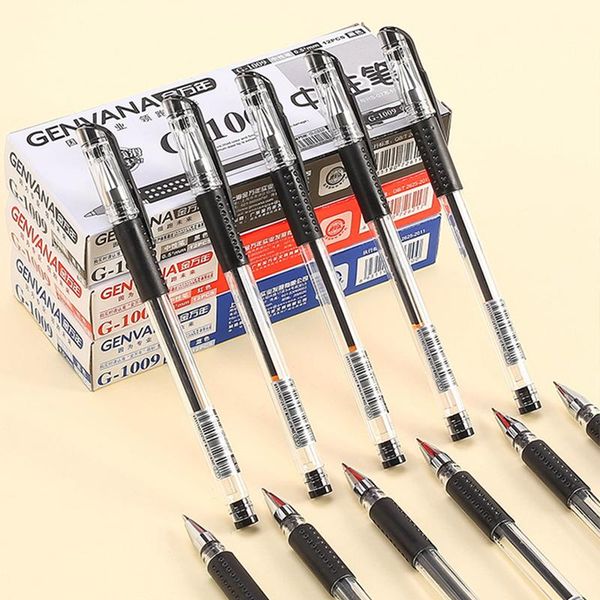 

gel pens know minimalism style black/red/blue gel/neutral ink writing refills 0.3/0.38/0.5/0.7/1.0mm studens exam spare