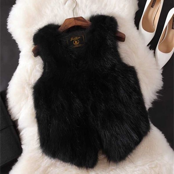 

100% real raccoon fur women sleevess vest factory outlet wholesale multi custom big size genuine nature pure gilet dfp978 211110, Black