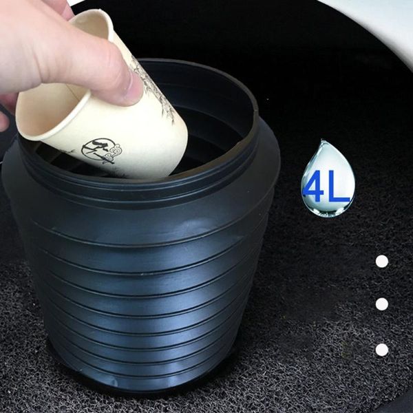 

other interior accessories car 4l collapsible up multifunctional trash can portablepor storage buckets for cars outdoor fishing