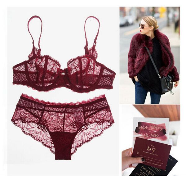 

french super thin lace fun bra suit underwear, Black;white