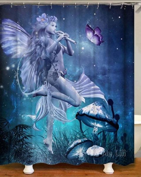 

shower curtains enchanted fairy piper curtain