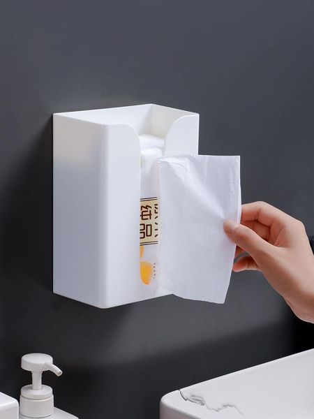 

toilet paper holders tissue box holder drawer kitchen home living room restaurant wall hanging upside down storage of punching