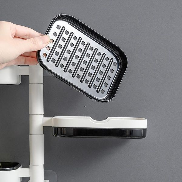 

soap dishes box, bathroom, non-perforated holder, bathroom shelf