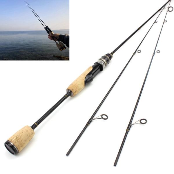 

boat fishing rods 1.8m 2 tips lure rod ul slow 2-6g carbon fiber wooden handle spinning small fish trout pole