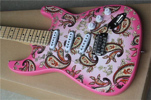 

custom printed electric guitar maple xylophone neck