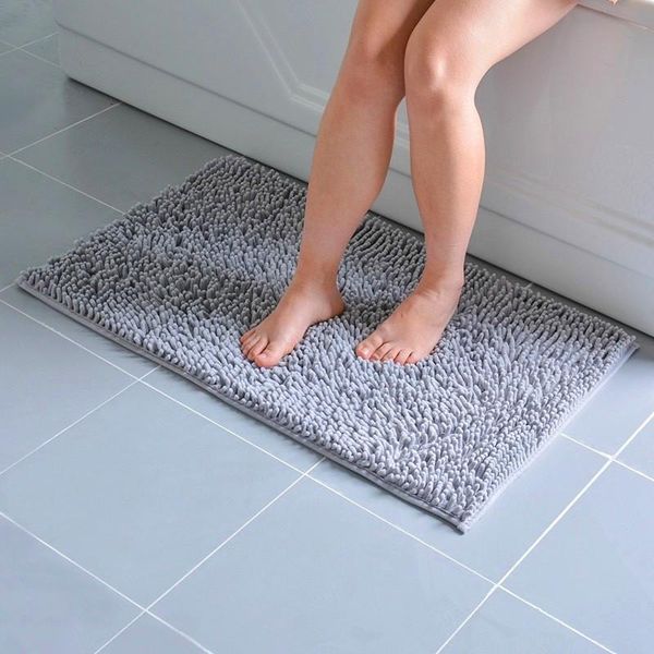 

chenille doormat bathroom non-slip mat door absorbent carpet bedroom kitchen soft 40cmx60cm,50cmx80cm carpets