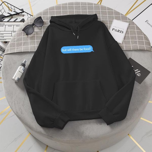 

women's hoodies & sweatshirts oversized women winter hoodie womens sweatshirt letter lady pullover harajuku loose student wild long sle, Black