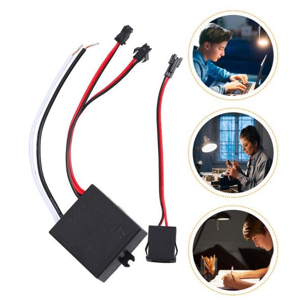 

table lamps 1 set professional usb adapter desk lamp light charger (black)