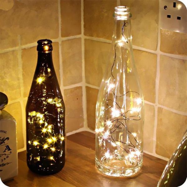 

christmas decorations led string light silver wire fairy warm white garland home wedding party decoration powered by battery batter