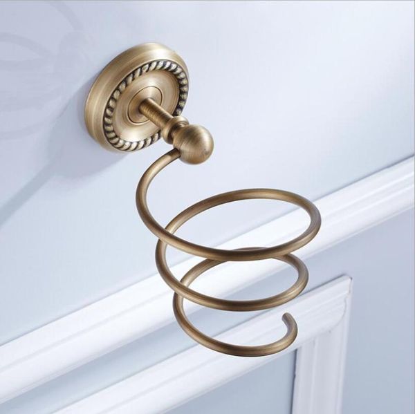 

bathroom shelves vidric fashion solid brass antique bronze/black oil brushed hair dryer rack wall mounted drier holder