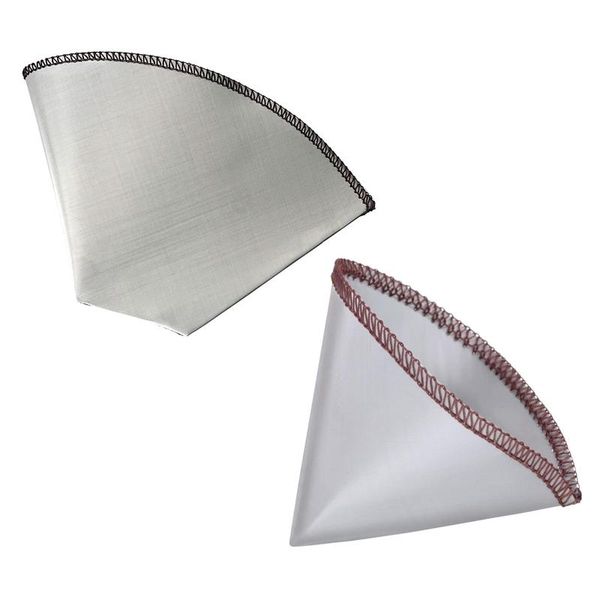 

coffee filters reusable filter stainless steel fine mesh drip trapezoid taper paperless universal