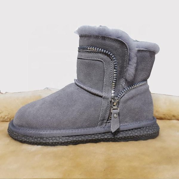 

boots arrival worm fashion trend waterproof winter snow for women ankle designer custom fur, Black