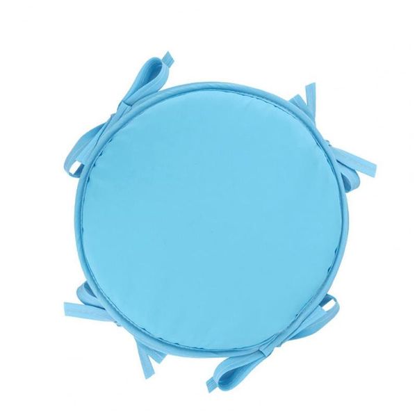 

cushion/decorative pillow high-end chair cushion solid color round strap kitchen restaurant detachable pub non-slip