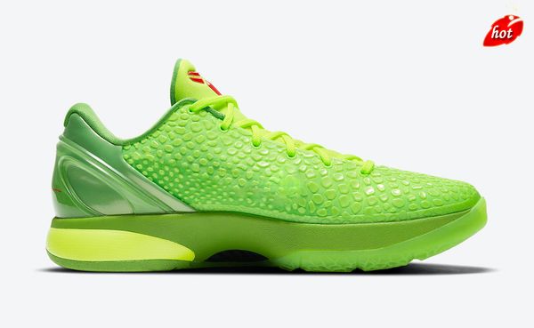 

released authentic christmas 6 protro grinch mamba shoes challenge red asg all star green apple volt crimson black man outdoor sports