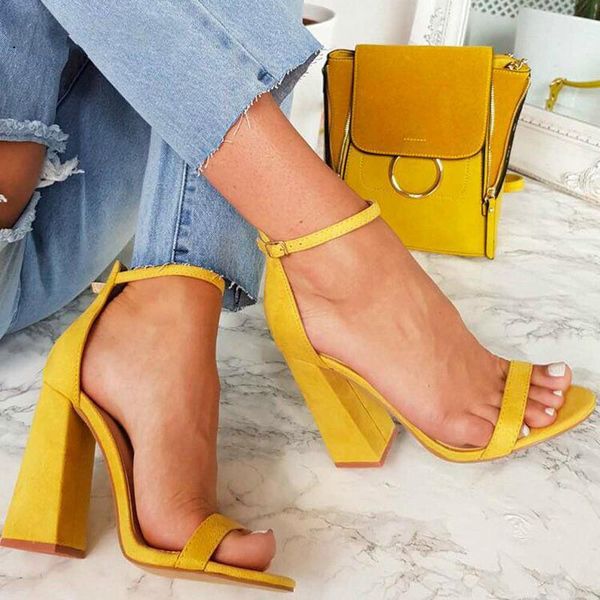 

summer 2021 fashion leopard grain sandals flock peep toe heels women shallow high thin party shoes, Black