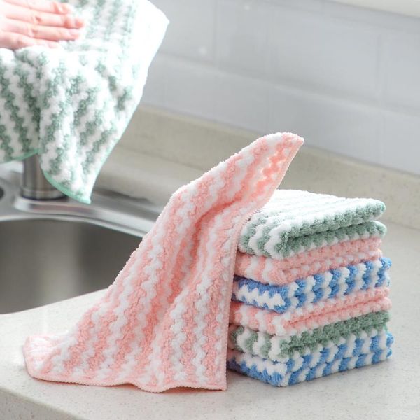 

cleaning cloths kitchen microfiber cloth towelwash rag dish towel dishcloth rags cotton towels household