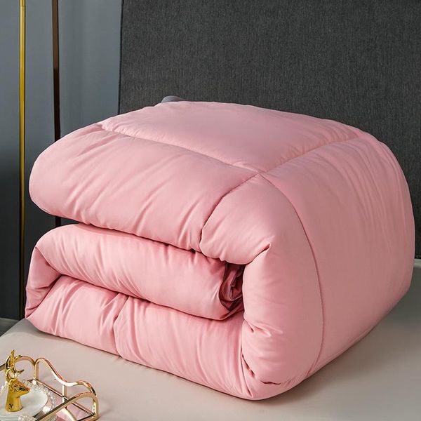 

winter comforter luxury soft warm blanket multicolor choose 100% feather fabric quilt king queen twin size comforters & sets