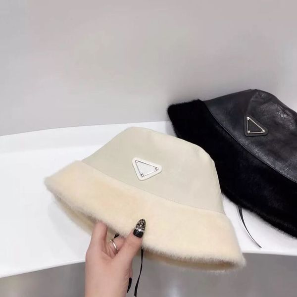 

High quality classic The rabbit skin Bucket Hat Fashion Fold able Caps Black Fisherman Beach hat Sun Visor hat woman, Blue;gray