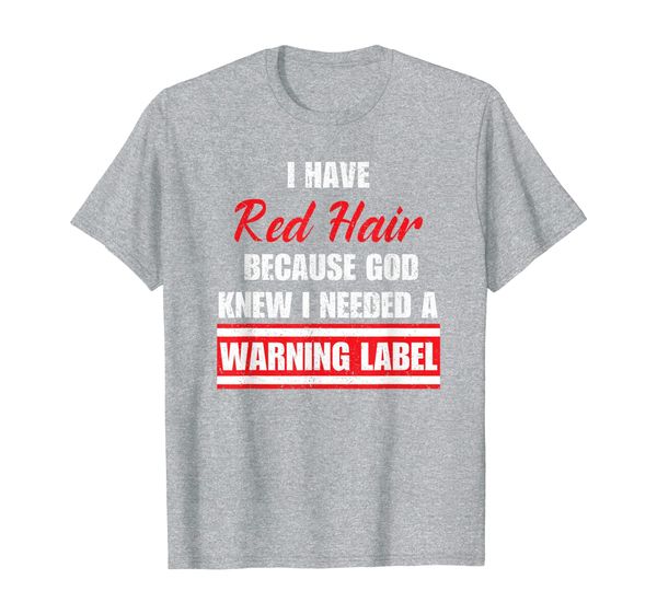 

vintage red hair because god knew i needed a warning label, White;black