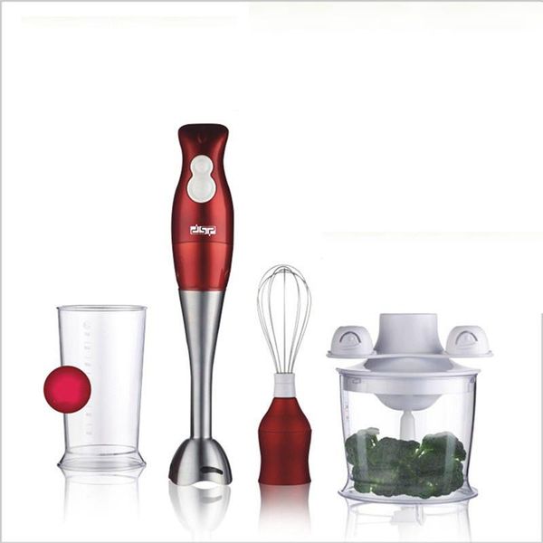 

blender 4 in 1 stick blenders set 2 speed operation with soft-touch switch for stirring beating eggs grounding meat kitchen appliances