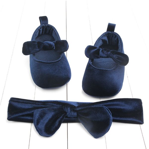 

princess newborn infant baby girls shoes velvet red christmas baby shoes bow first walkers, Black;red