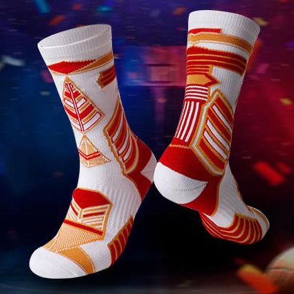 

men's socks bike autumn and winter sports breathable cycling basketball, Black