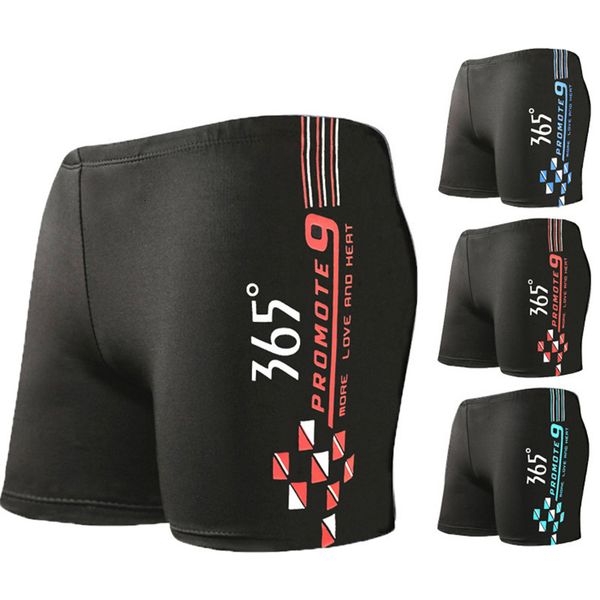 

new men's sale swimming trunks four corner swimwear digital printing, White;black