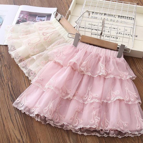 

girl tutu ball bown skirt 2021 summer baby children kids casual dance mesh skirts