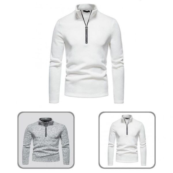 

men's casual shirts skin-friendly great leisure men zipper autumn shirt slim for daily wear, White;black
