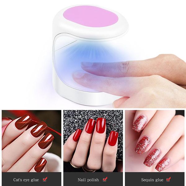 

nail dryers mini dryer uv lamp manicure machine single finger nails art tool gel polish 16w led tools