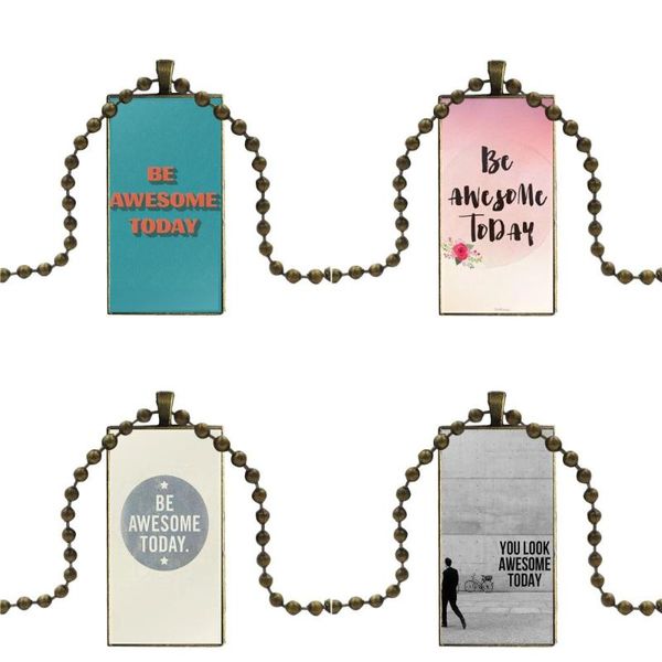 

be awesome today for wedding glass pendant necklace handmade half rectangle necklaces, Silver