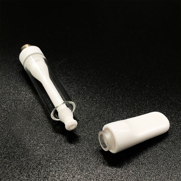 

Ceramic oil cartridge private label Carts Coil Atomizers 510 Thread Vape Vaporizers 0.5ml 0.8ml 1ml Cartridges No Lead Free Heavy Metal Empty