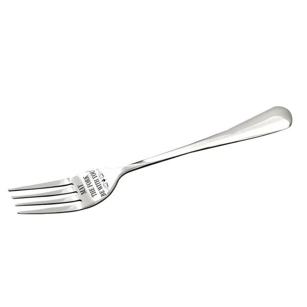 

forks engraved fork- gift for husband w^ife and family tableware fork stainless steel knife dinnerware
