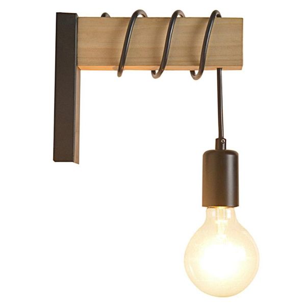 

wall lamp industrial vintage decor bulb for office bedroom (without bulb)