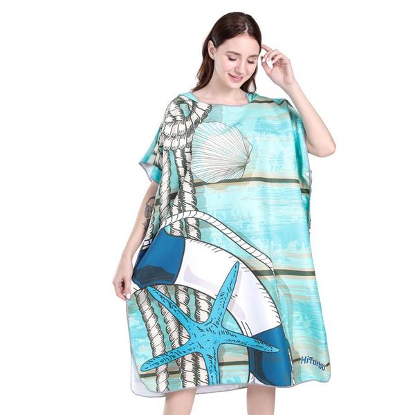 

towel beach surf bathrobe/women outdoor quick-dry /changing robe bath hooded poncho bathrobe / swimsuit