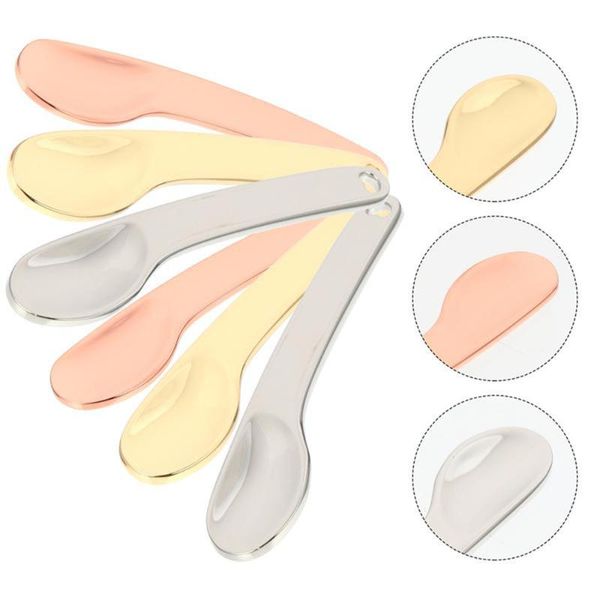 

eyelash curler 1 pcs cosmetics curved spatula scoop foundation face cream spoon applicator mask makeup care tools durable