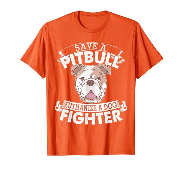 

save a pitbull euthanize a dog fighter tshirt pitbull t-shirt, White;black