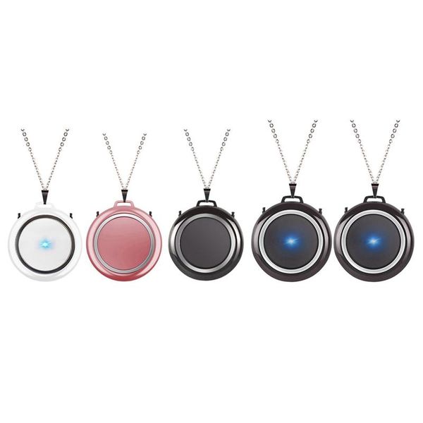 

set necklace air purifier, hanging neck portable car oxygen bar purifier,bright brown black & random colors purifiers