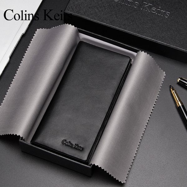

wallets colins keirs high end leather wallet for men, Red;black