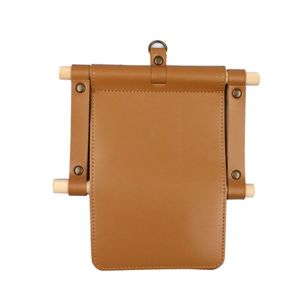 

practical container bathroom kitchen storage nordic style toilet paper holder pu leather punch wall hanging portable solid tissue boxes