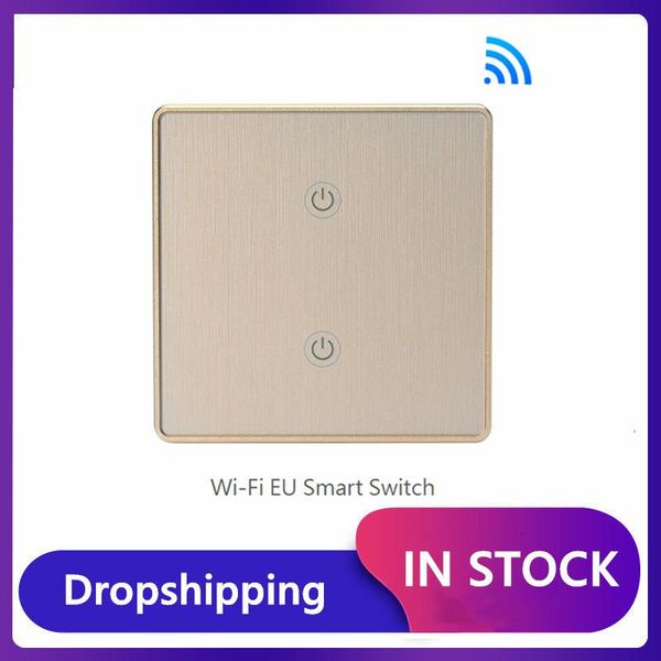 

smart home control eu standard wifi switch wireless remote light automation voice work with alexa google