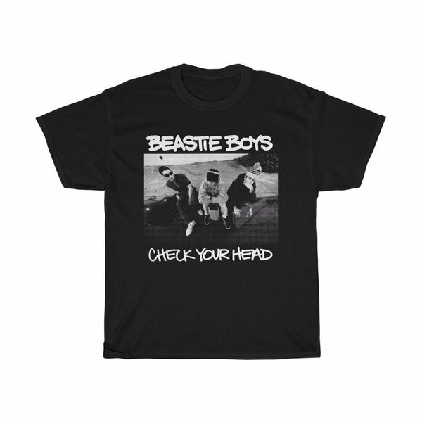 

fade beastie boys check your head t-shirt for fans lover, White;black